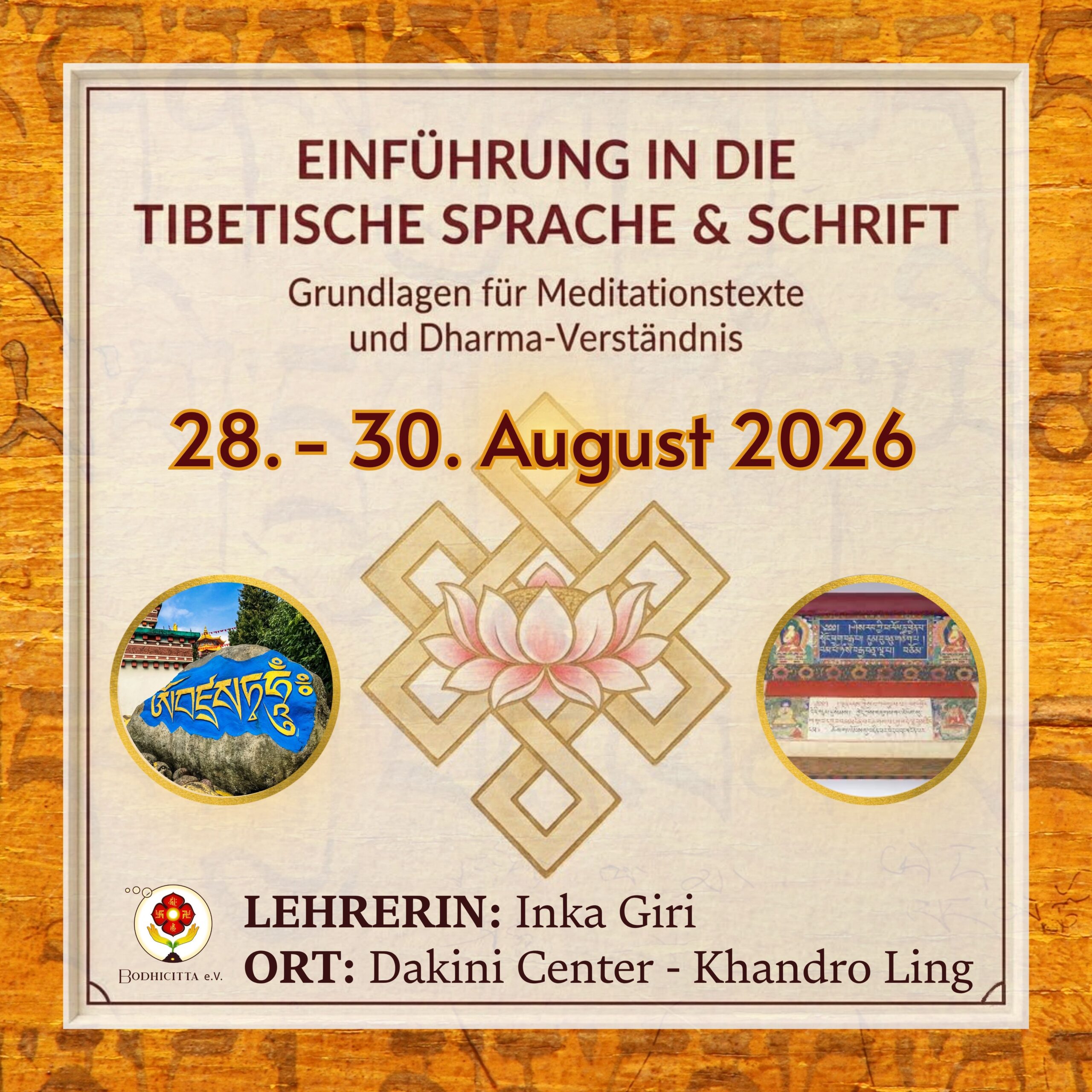 Tibetisch Kurs mit Inka Giri